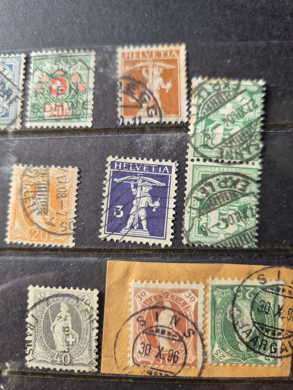 Alle Briefmarken: kleines lot altschweiz – Gebraucht aus Uznach von Fireblade7 3