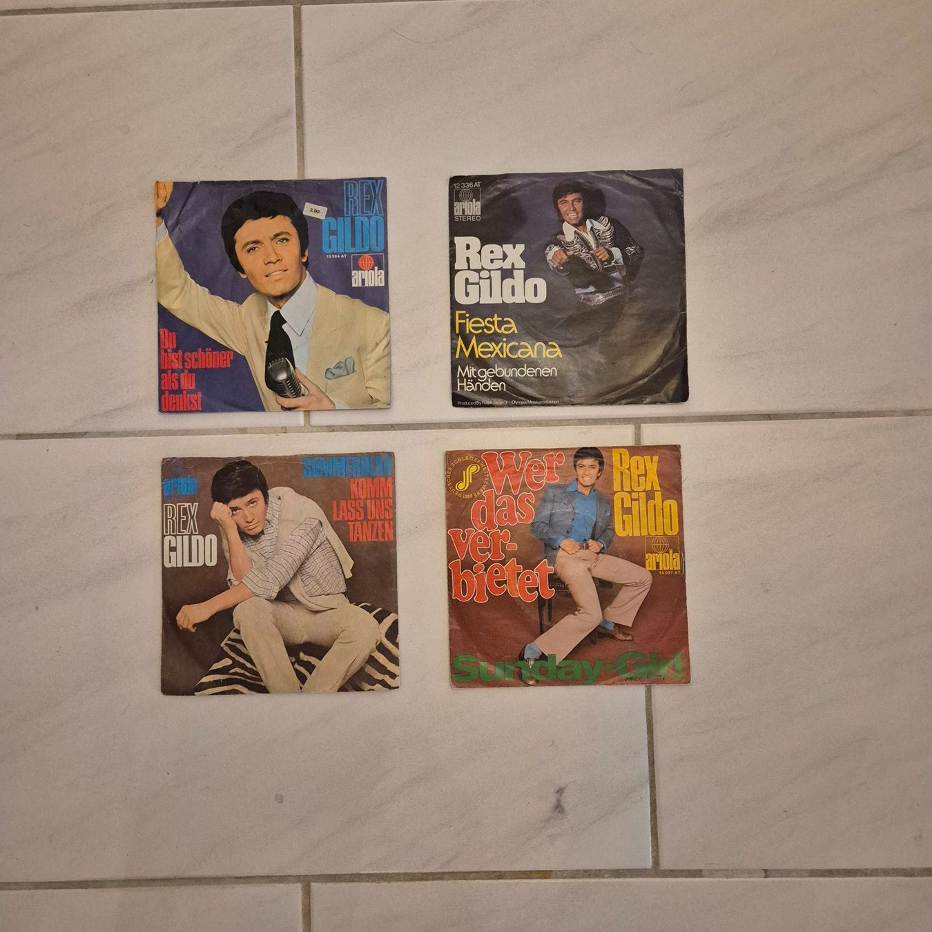 Dischi in vinile: 7  x Singles Rex Gildo – Usato da Arni AG venduto da kurtrmeier