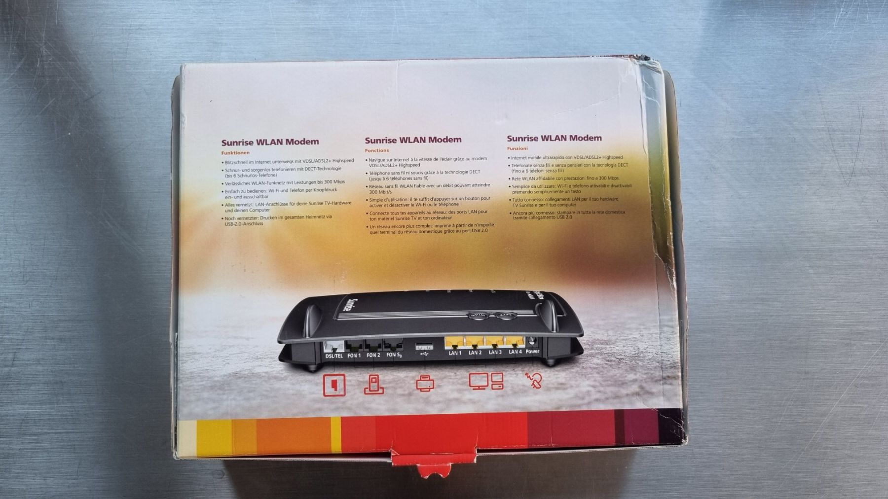 Sunrise Modems & Routeurs: FritzBox 7390 WLan Modem - VDSL/ADSL - Sunrise Version – D'occasion à Ennetbaden par urs1369 3