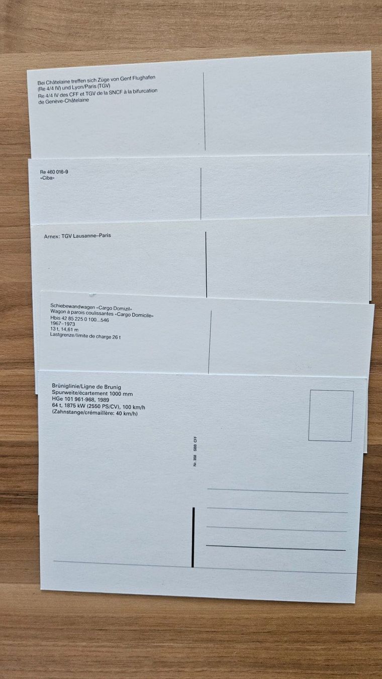 Cartoline postali: SBB Postkarten-Set, 30 nostalgische Sujets! – Nuovo (secondo la descrizione) da Glis venduto da dupont29 8