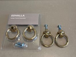 4 Goldene Tür-Griffe für Schubladen EDVALLA (IKEA) *NEU*