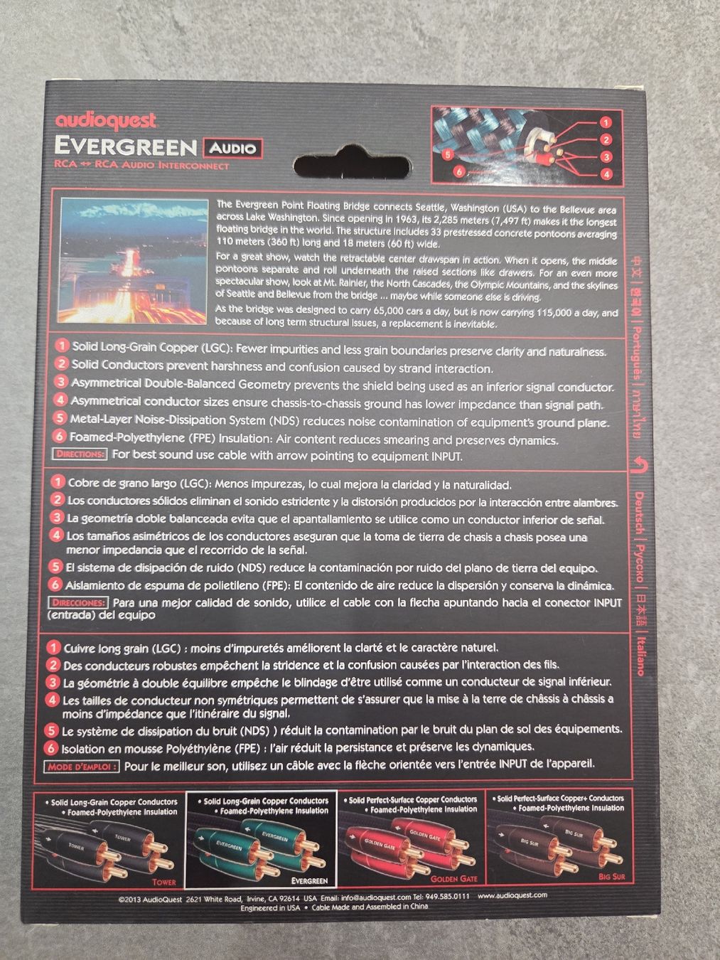 Cavi: Evergreen Audio Kabel 1m – Nuovo e nell'imballaggio originale da Eschenbach LU venduto da xHerzblutx 1
