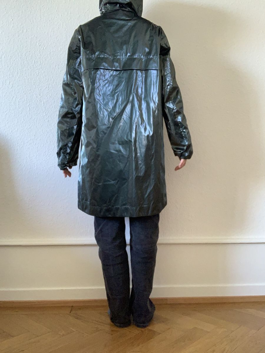 Geox Cappotti: Parka imperméable vert brillant avec doublure Geox – Nuovo (secondo la descrizione) da Genève venduto da rez_c6c6 2