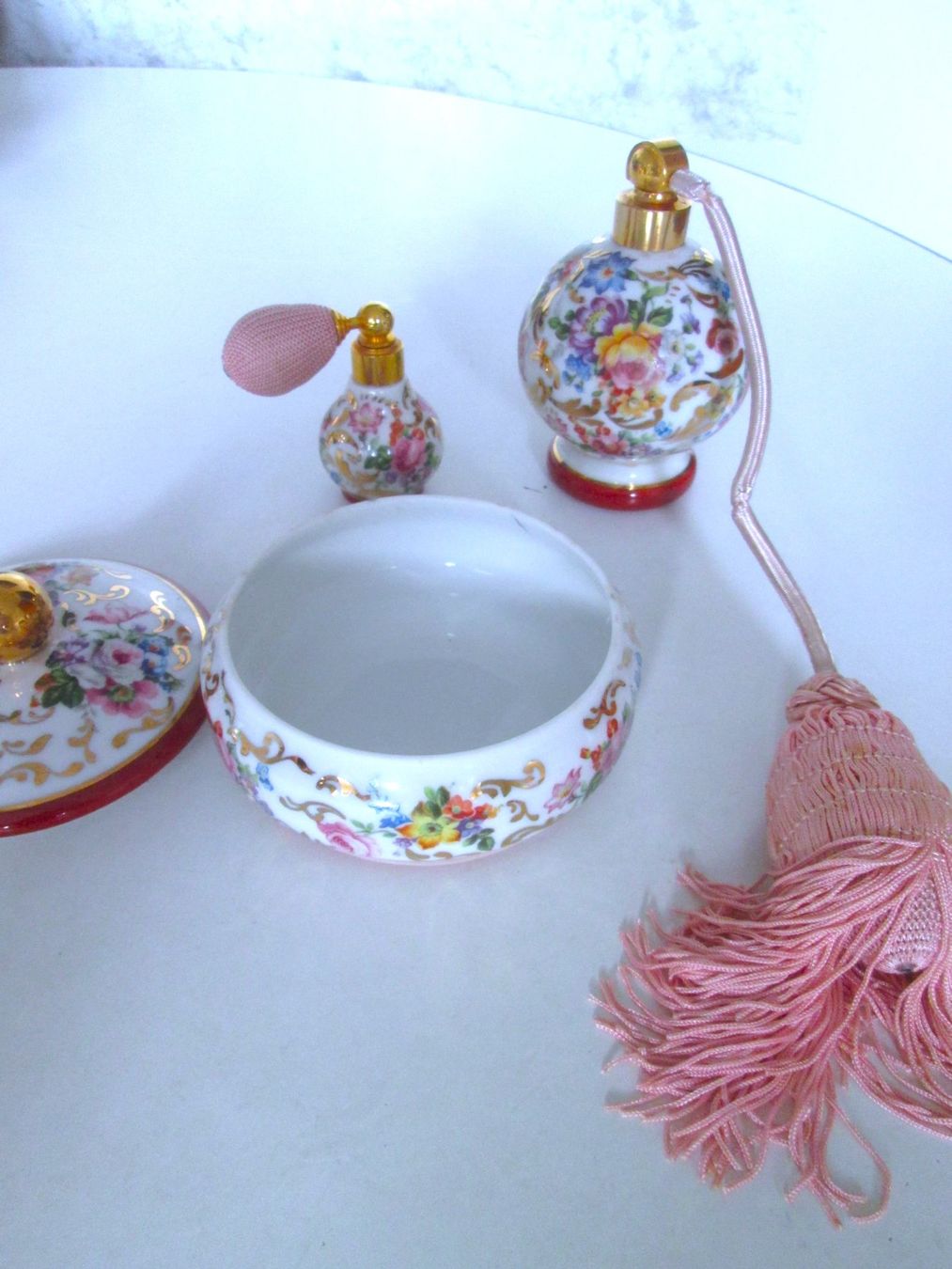Tutte le decorazioni: Vintage Toilettengarnitur – Usato da Sementina venduto da babucia 1