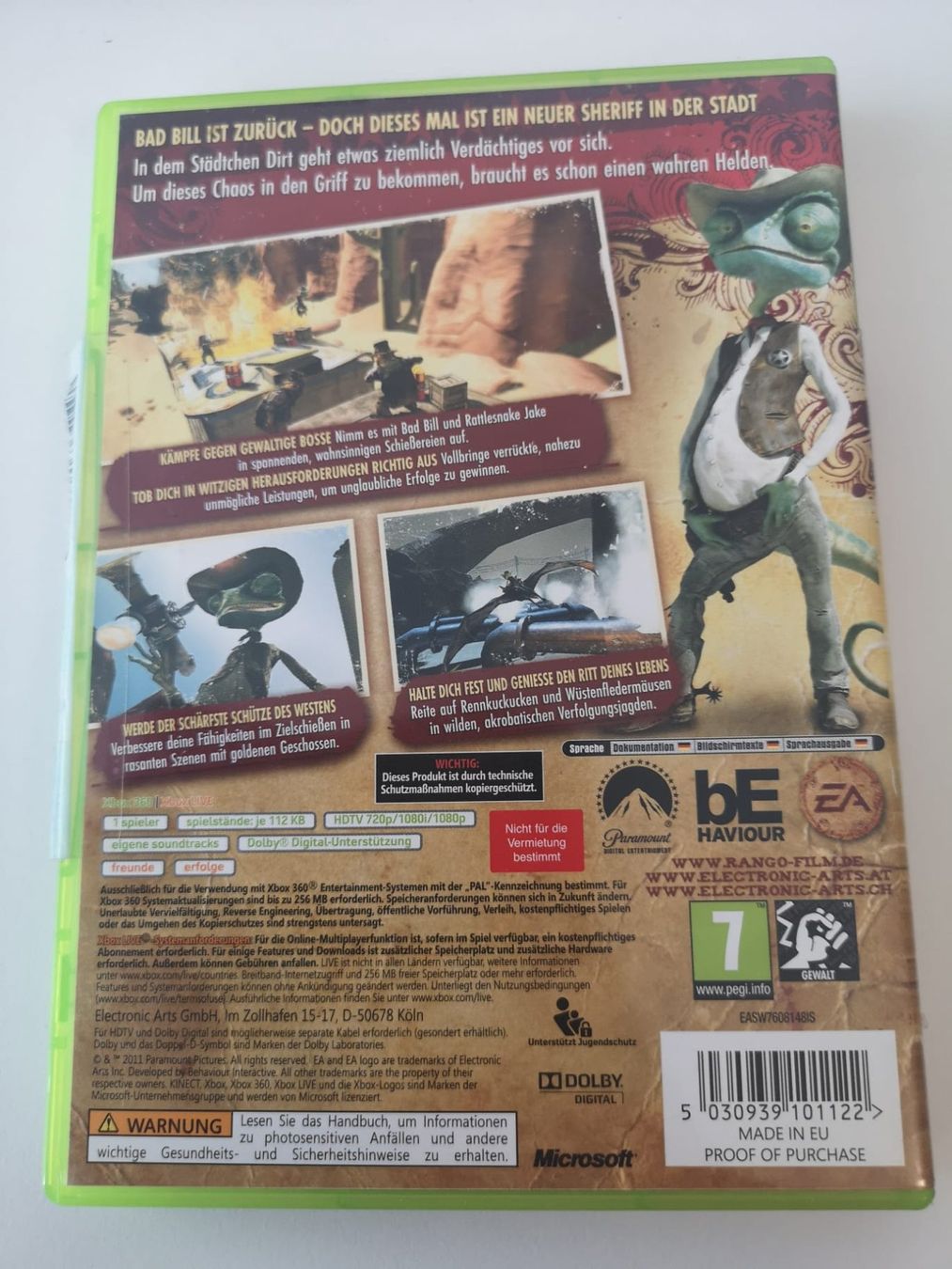 Giochi: Rango (XBOX 360) – Usato da Herisau venduto da Seyashop1 2