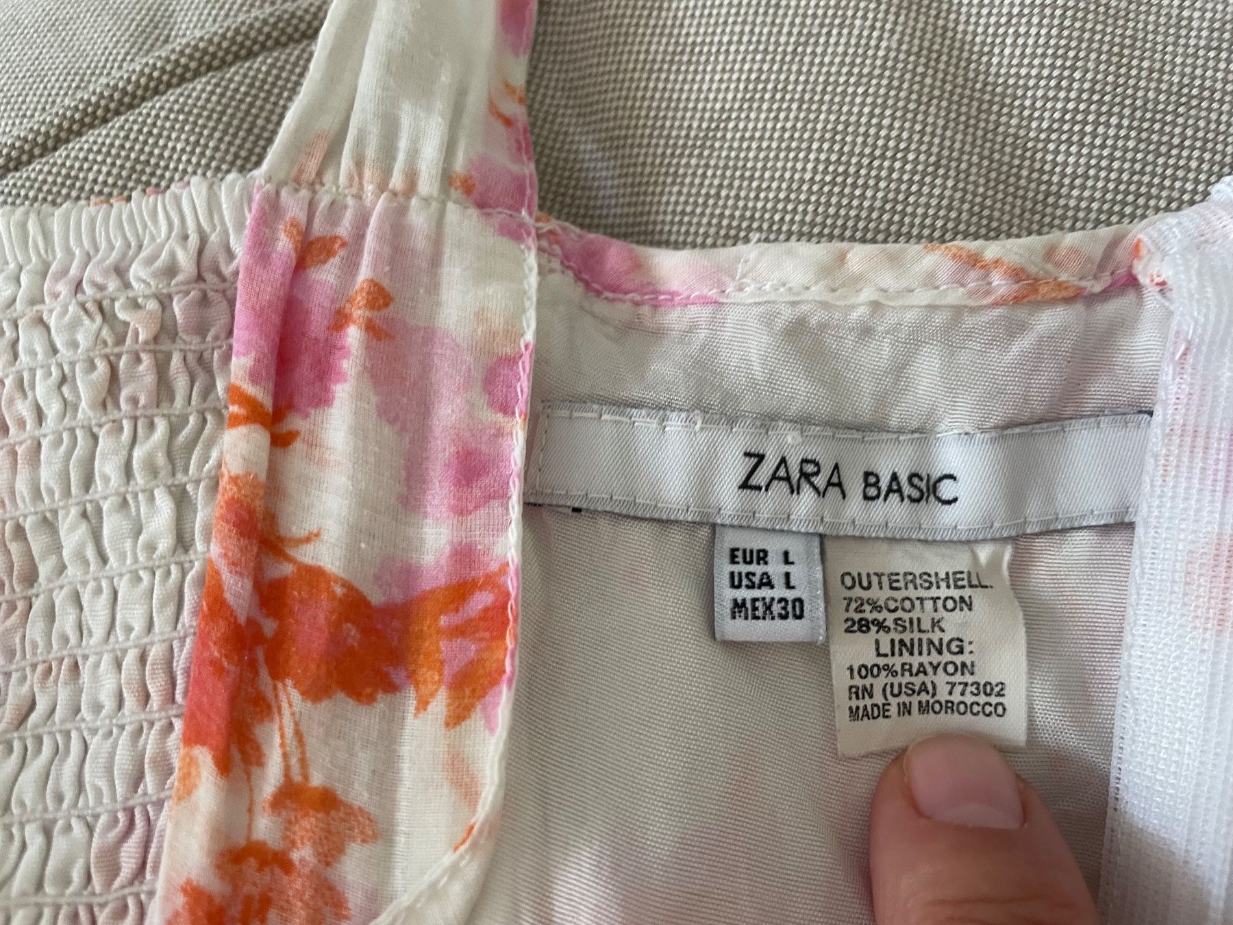 Zara Vestiti: Schönes Kleid aus Baumwolle und Seide – Usato da Neuwilen venduto da bobbel01 3