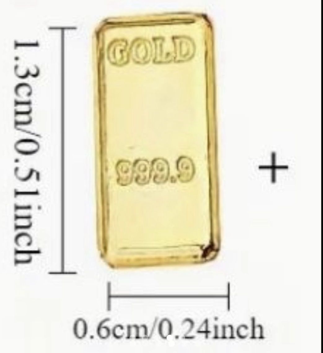 Tutte le decorazioni: Miniatur Goldbarren Eimer Set - Dekor-Artikel . – Usato da Rheinfelden venduto da Gazzi 3