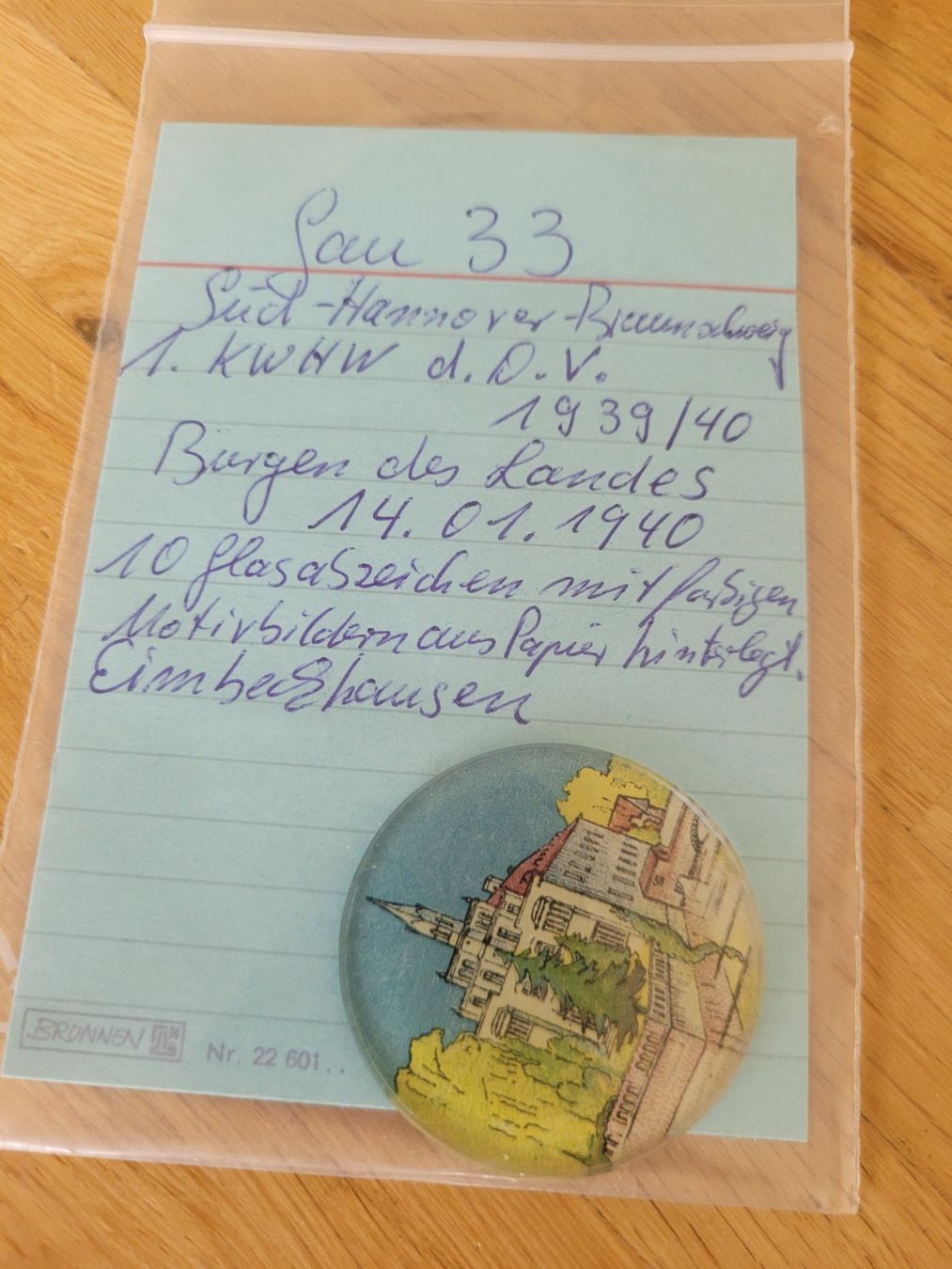 Medaglie: Deutsches Reich, WHW, Tagungsabzeichen – Usato da Kriens venduto da KTP 5