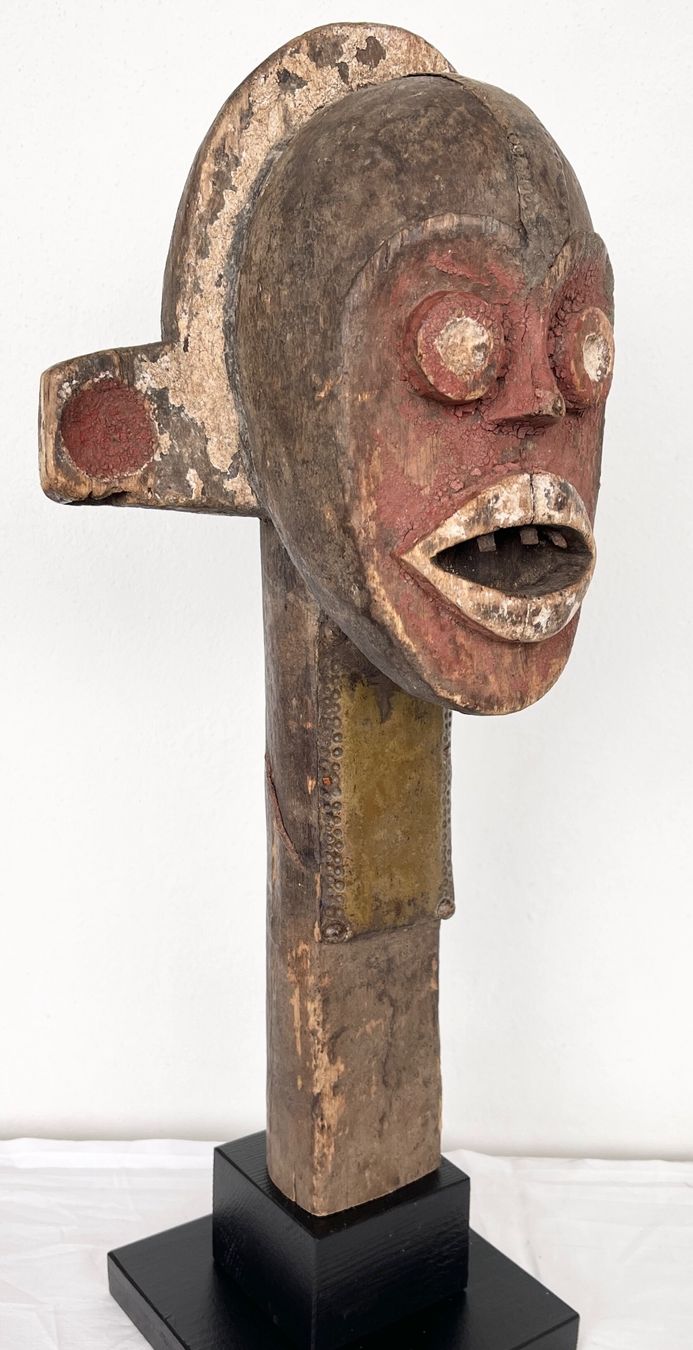 Skulpturen & Statuen: seltene ausdrucksstarke alte Tsogho Figur Gabun Höhe 41 cm – Gebraucht aus Rüthi (Rheintal) von Kunsthaus777 6
