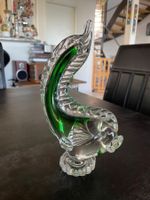 Poisson Vert Vintage en Verre de Murano