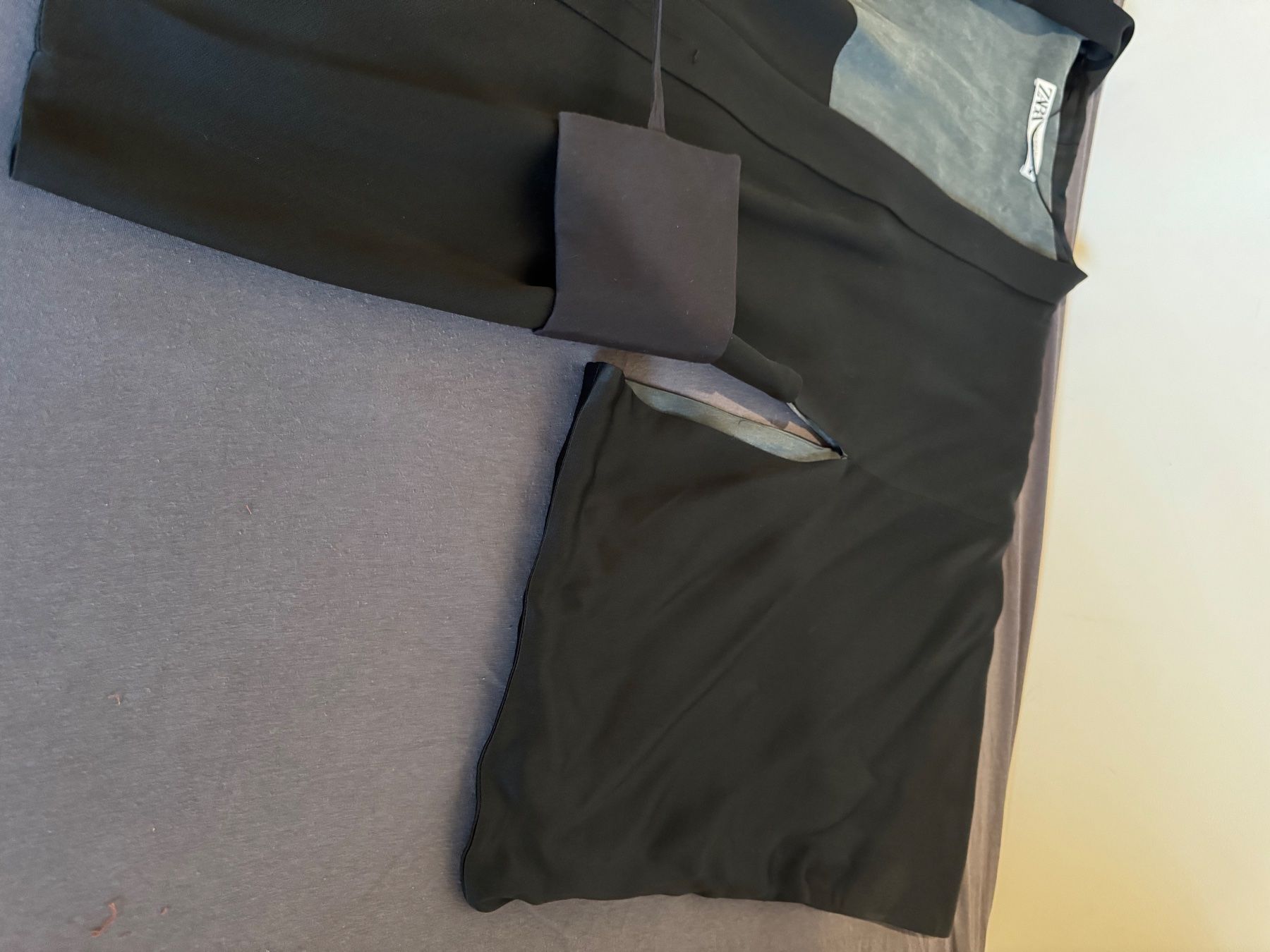 Kimonos: Schwarzer Kimono mit Grütel von Zara – Gebraucht aus Rudolfstetten von krach 4