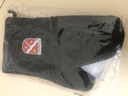 Neuer Ofenhandschuh QV-Seebach, schwarz, hitzebeständig
