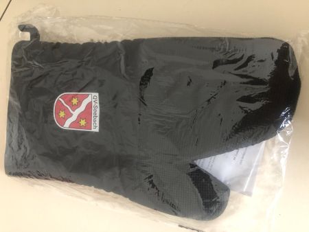 Neuer Ofenhandschuh QV-Seebach, schwarz, hitzebeständig