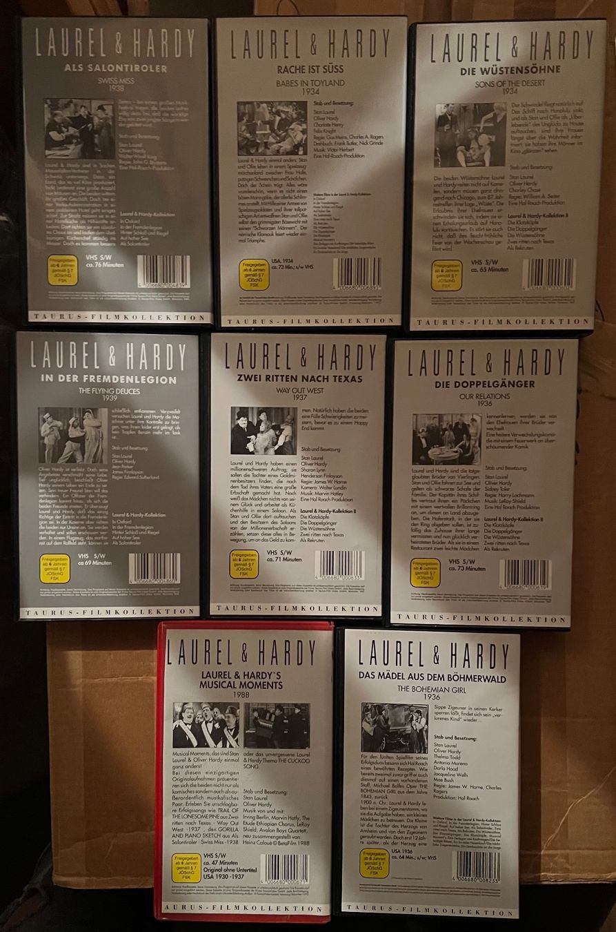 Tutti i VHS: Laurel & Hardy, Video – Usato da Adliswil venduto da Myxin 7