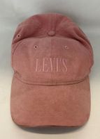 Levi's Baseball Cap rosa Wildleder Optik