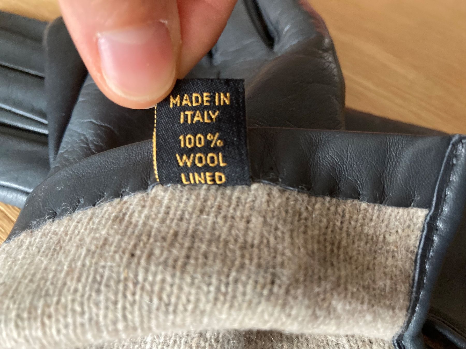 Guanti & manicotti: Damen Lederhandschuhe dunkelgrau Grösse 7.5 – Nuovo e nell'imballaggio originale da Brugg AG venduto da Skialper 3