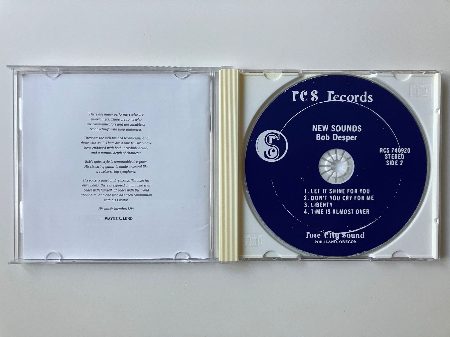 CD: Bob Desper – New Sounds CD – Usato da Luzern venduto da Madvibe 1