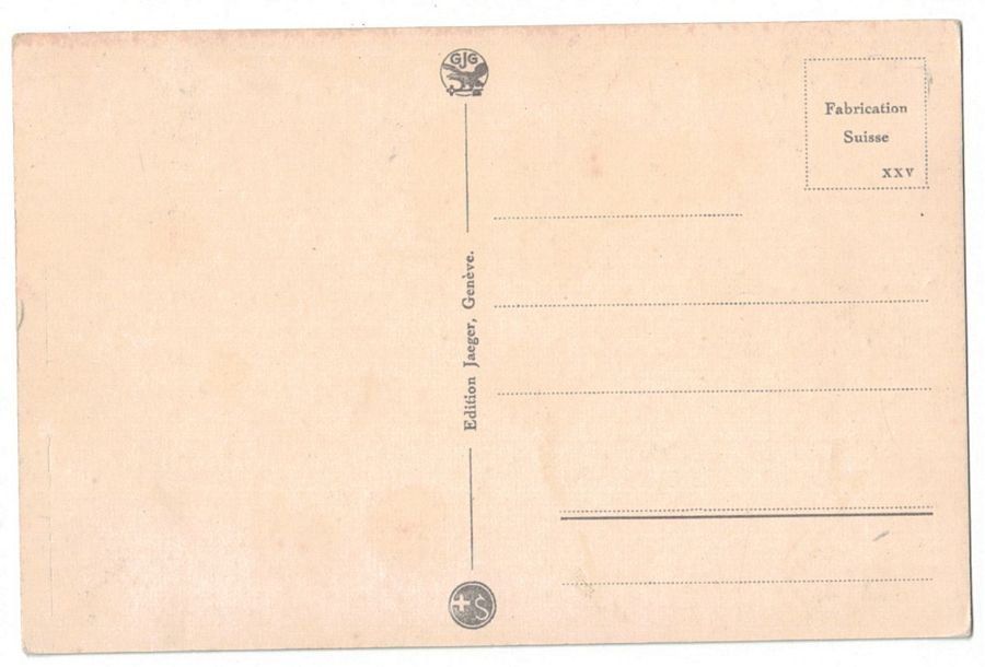 Ansichtskarten: Brigue, Tunnels du Simplon, estimée 1925 – Gebraucht aus Frauenfeld von POML 1