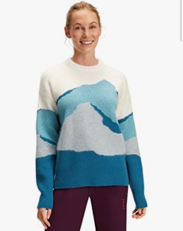 Falke Merino Pullover Grösse M Bergmotiv wie neu