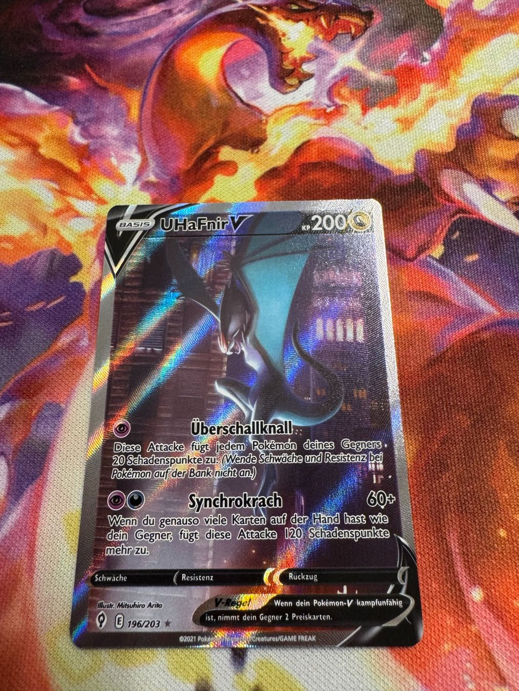 Pokémon Carte collezionabili: UHaFnir V (EVS 196) / Drachenwandel – Nuovo (secondo la descrizione) da Bülach venduto da CherryBlu 1