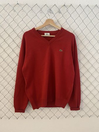 90’s Vintage Lacoste Knit Crewneck Size 5 fit L