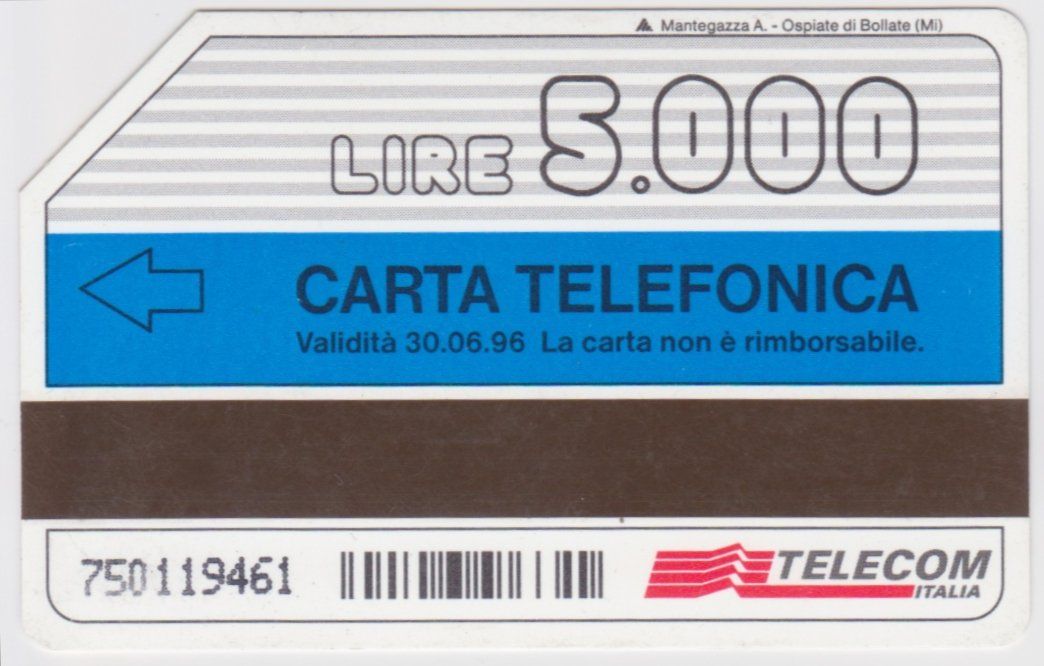 Schede telefoniche: Telefonkarte Italien SIP – Usato da Losone venduto da pbsw 1