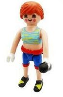 PLAYMOBIL FI?URES 70370 SERIE 18 girls 05 WOMAN ATHLETE RUNN