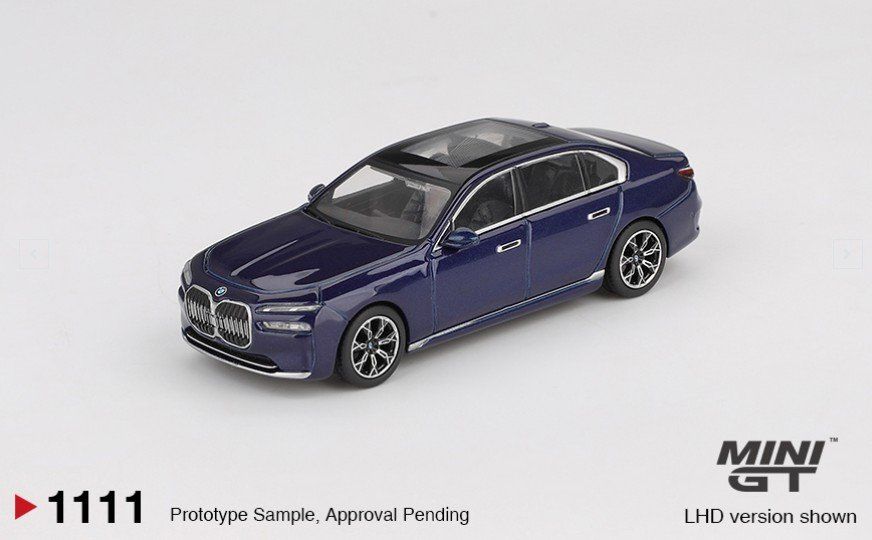 Hot Wheels Modellini d'auto: Mini GT BMW i7 XDrive60 - 1111 – Nuovo e nell'imballaggio originale da Flawil venduto da HeisseReifen 2