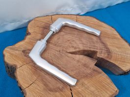 1 Paar Drücker, Alu EV1 eloxiert - NEU (3649#TBS1)