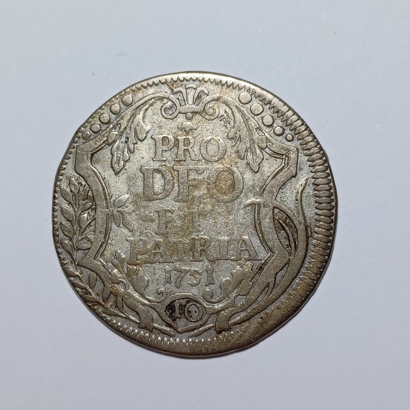 Alle Münzen: 10 Schilling 1751 Zürich – Gebraucht aus Pfäffikon ZH von Schweizer_Muenzen