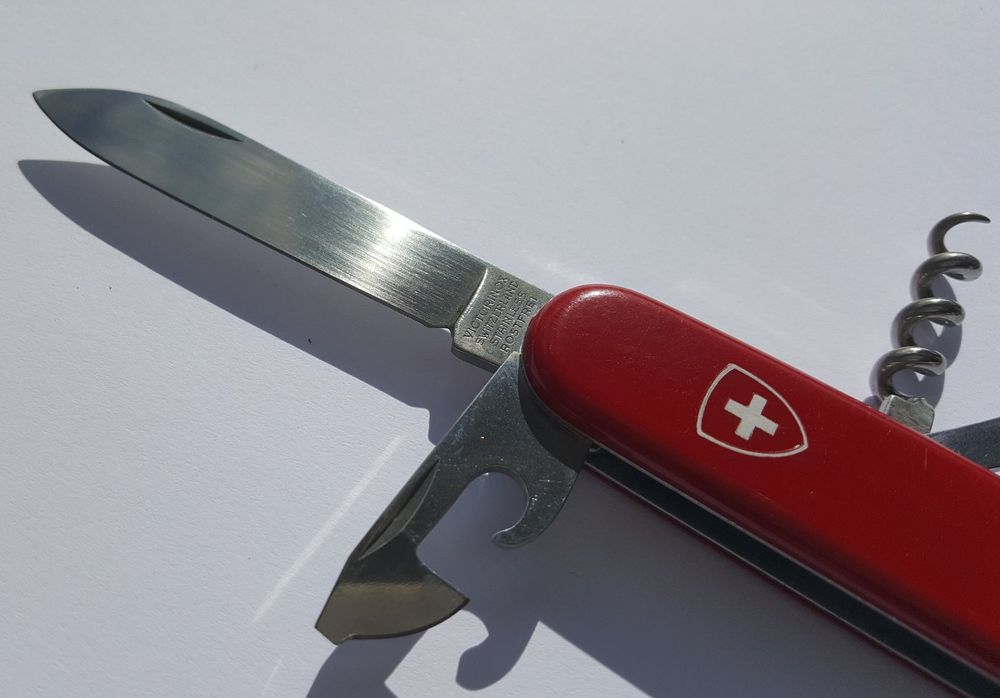 VICTORINOX Sackmesser Frutiger (schweizer Baufirma) (Gebraucht) in ...