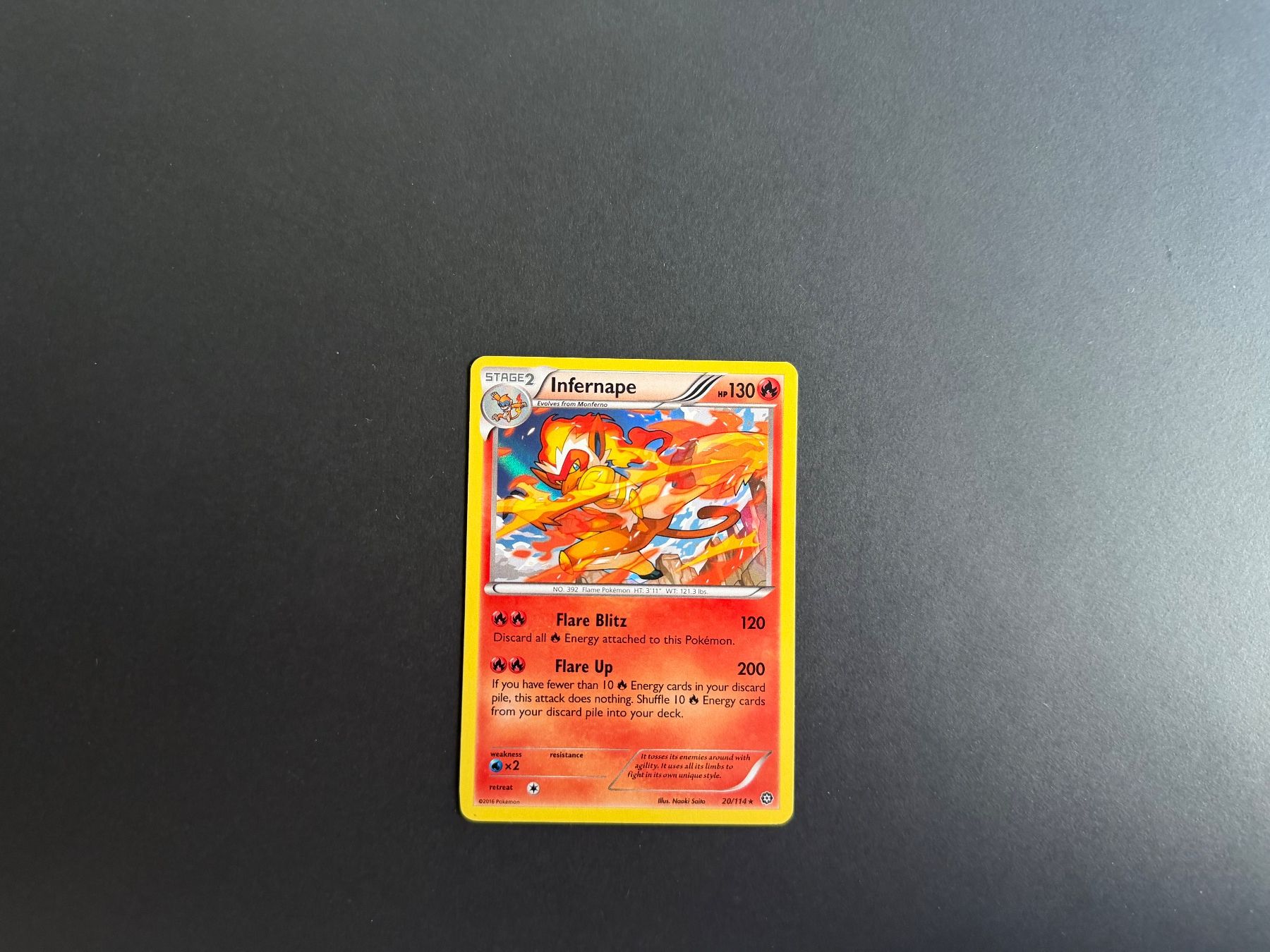 Pokémon Sammelbilder & Trading cards: Infernape 20/114 – Gebraucht aus Zürich von mountainwizard00