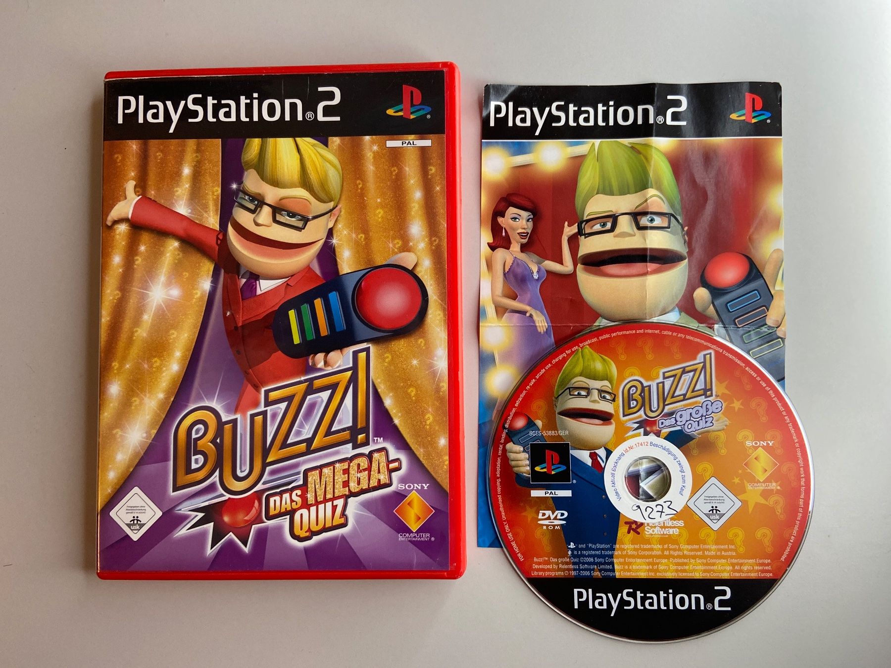 Sony Giochi: Buzz Das Mega Quiz - PS2 – Usato da St.gallen venduto da taduz