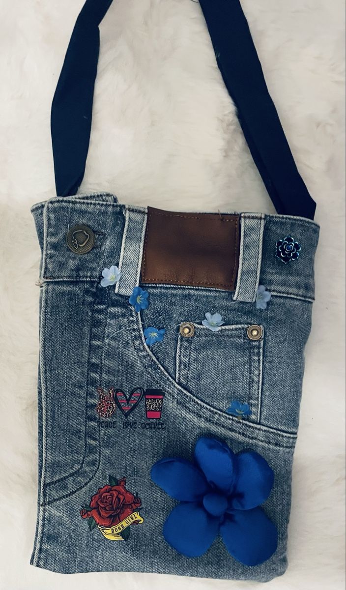 Borse: Jeans Handtasche, einzigartig Neu! – Nuovo e nell'imballaggio originale da Au ZH venduto da Jaggy4 2