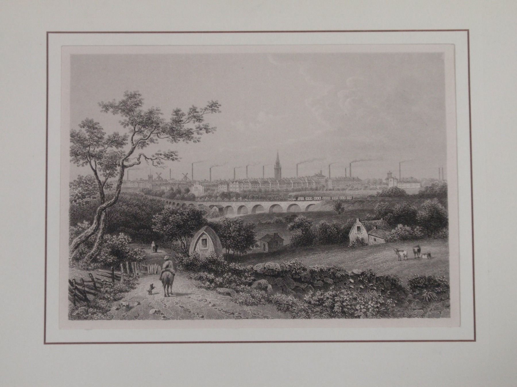 Incisioni: Stahlstich Preston USA 24x30 cm – Usato da Vaduz venduto da Unikate-Markt 1