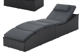 2 bequeme Gartenliegen mit Kissen, klappbar und stapelbar !