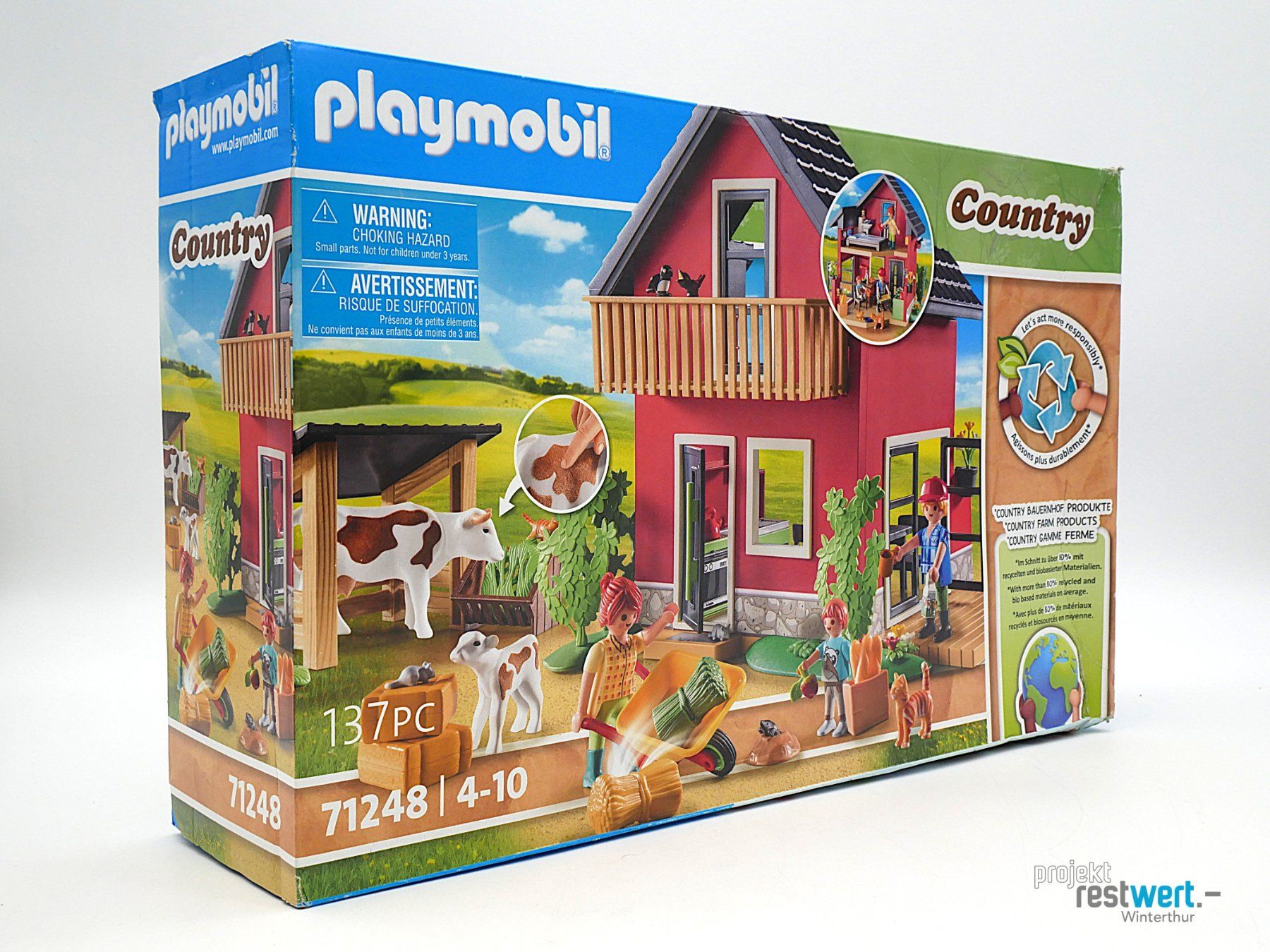 Playmobil Spielzeuge: PLAYMOBIL Bauernhaus 71248 – Neu und originalverpackt aus Winterthur von Restwert_Winterthur