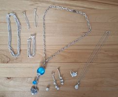 ❣️LOT SCHMUCK, KETTEN, OHRSTECKER, ANHÄNGER, ARMBAND