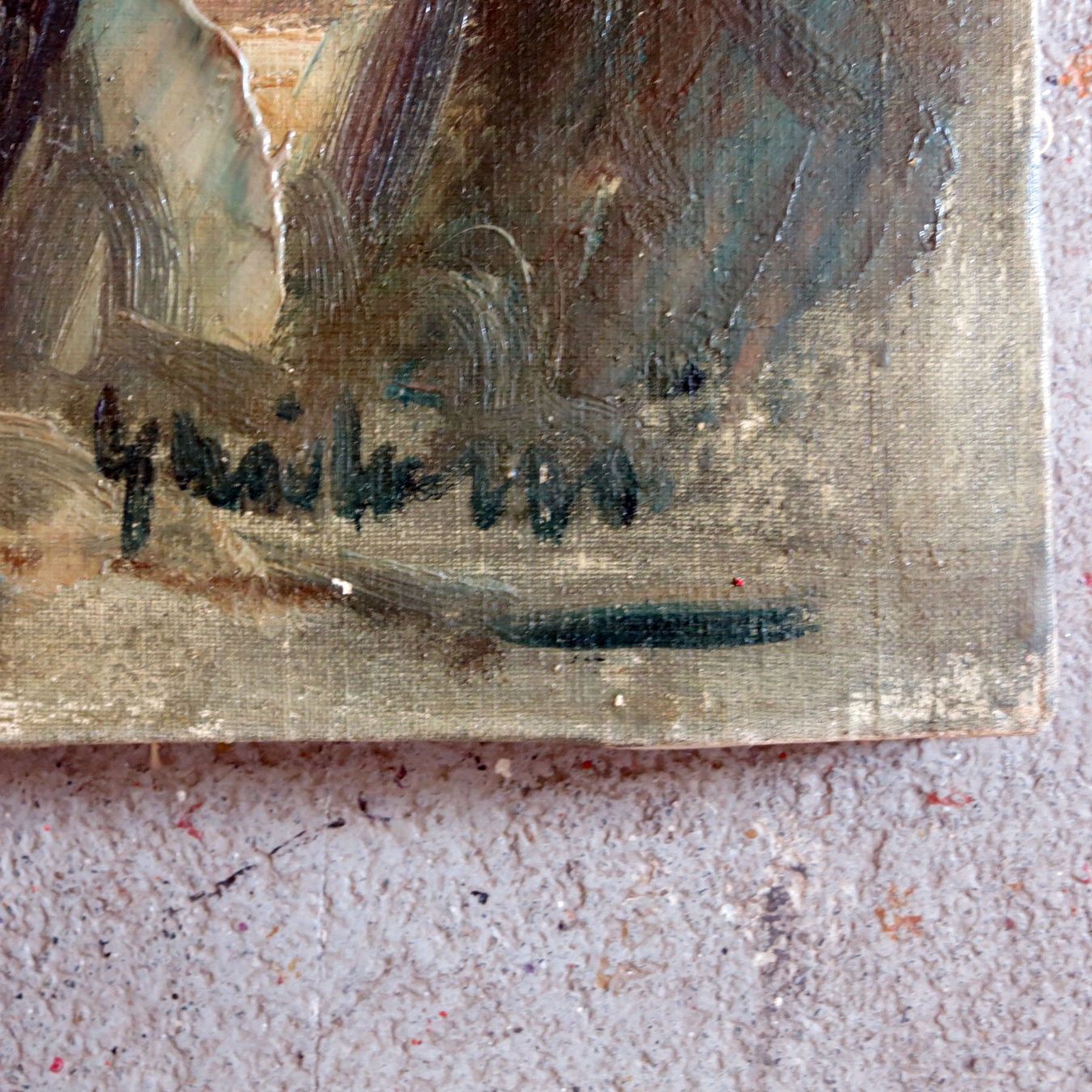 Dipinti: Prächtige Uferlandschaft / Gemälde / Berge / See – Usato da Steinhausen venduto da Kristall022 2