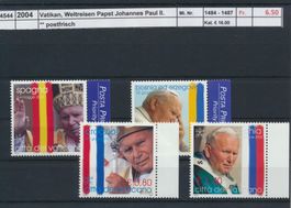 2004 Vatikan, "Weltreisen Papst Johannes Paul II.", **