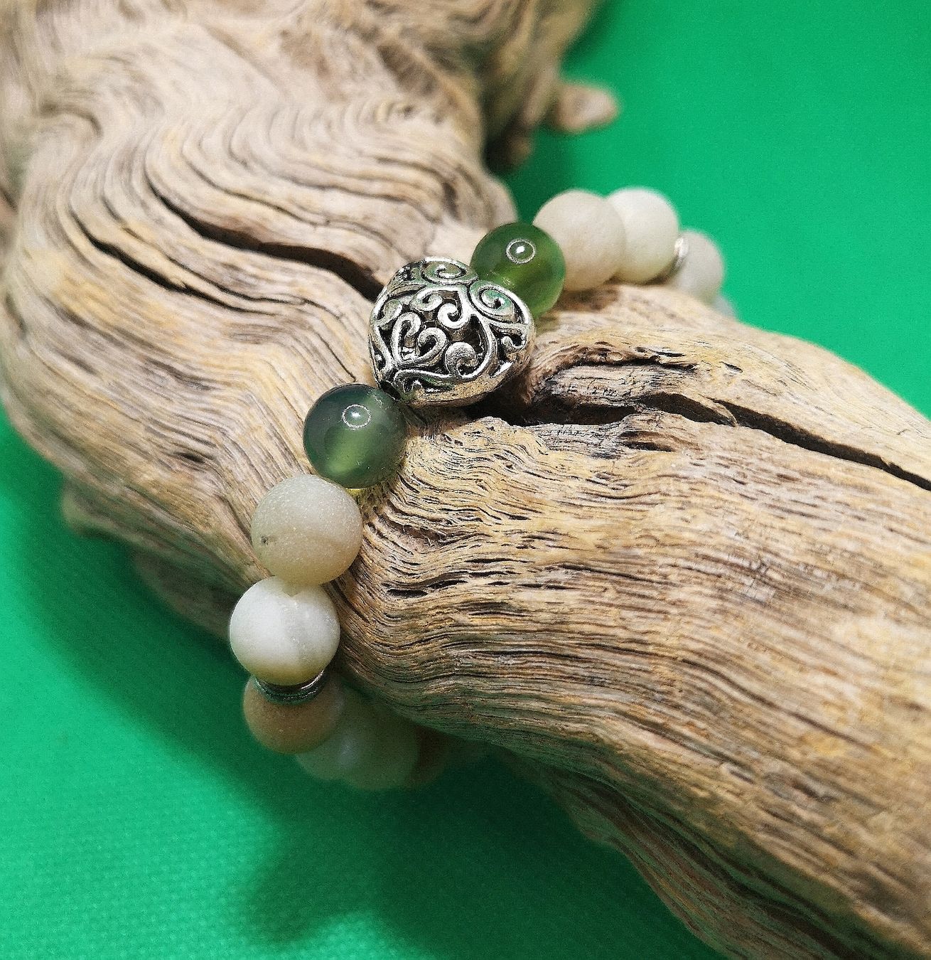 Bracciali & Braccialetti: Herz-Amazonit Steinarmk. - Spendenaktion – Nuovo (secondo la descrizione) da Unterkulm venduto da Nachtigall 1