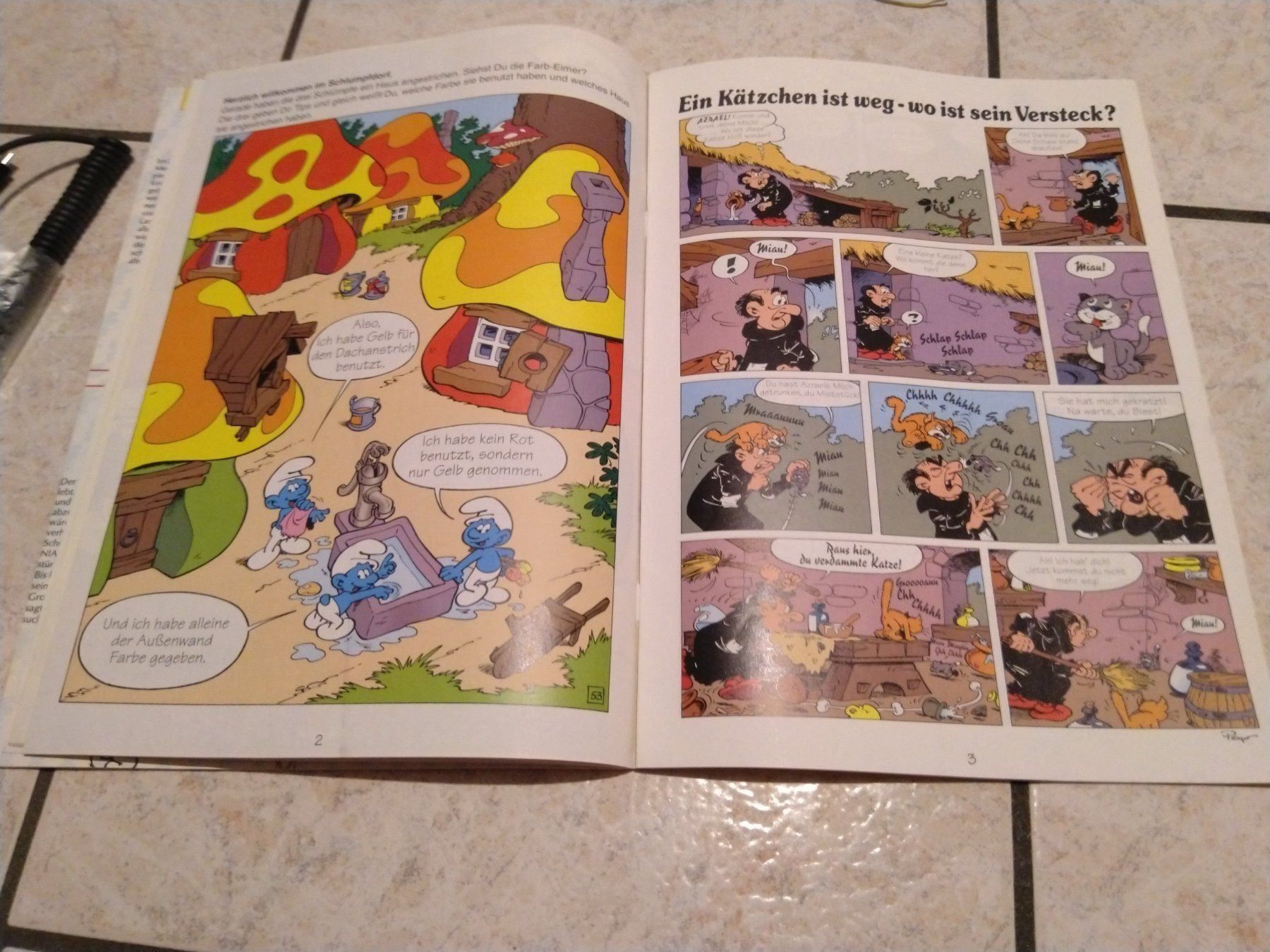 Fumetti: Die Schlümpfe Sammelband Heft Schtroumpf – Usato da Porza venduto da tbch 2