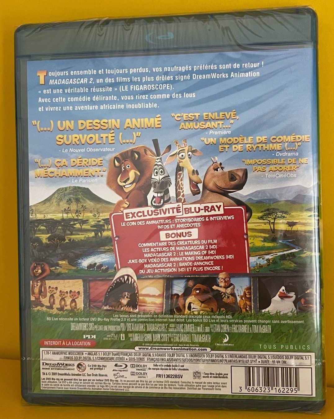 Tutti i DVDs: Madagascar 2 (2008) - Blu-ray – Nuovo e nell'imballaggio originale da Semsales venduto da __Florian__ 2
