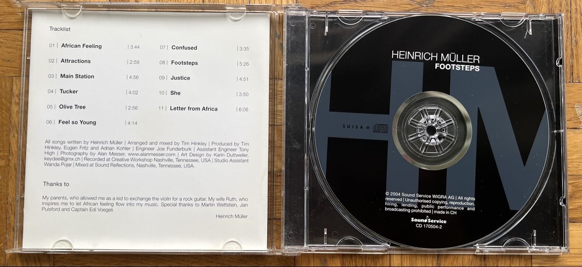 CDs: Heinrich Müller Footsteps – Gebraucht aus Dino von ani_ypr9 1