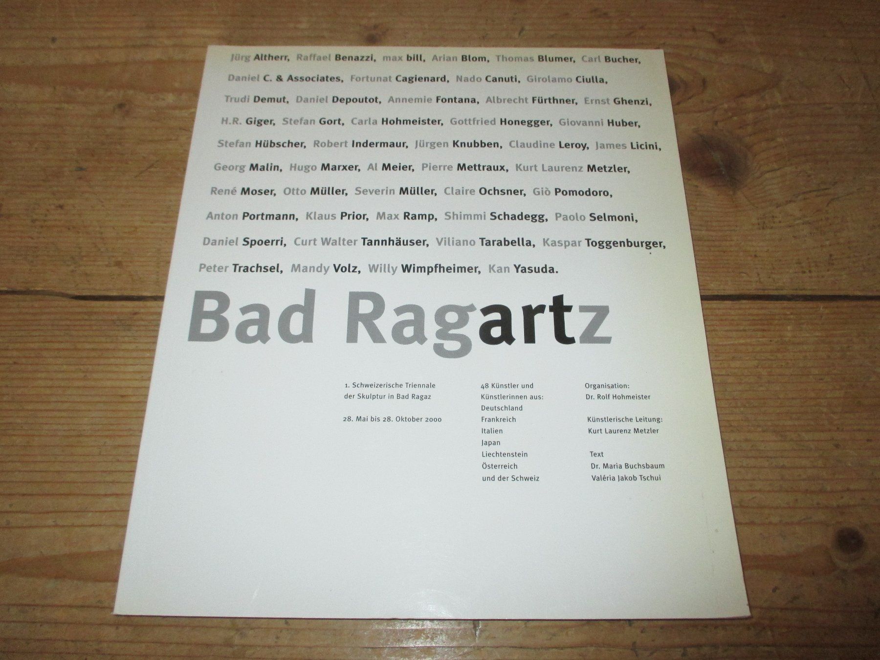 Libri: Bad Ragartz 2000 – Usato da Flims - Dorf venduto da Stagediver