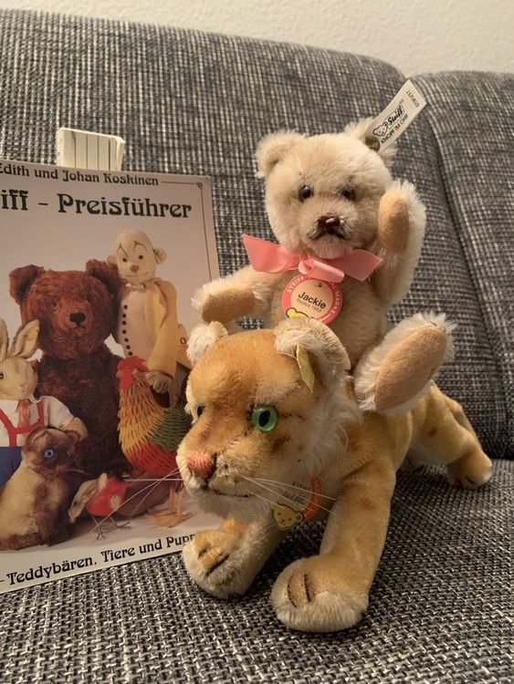 Lot De 2 Araignées Steiff Tier 401732 Tailles 13 Et 23 Cm Excellent état