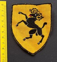 Schaffhausen Kantons Wappen, Aufnäher Stoffabzeichen vintage