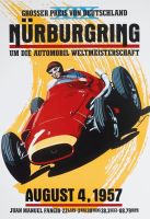 Blechschild-NÜRBURGRING-GROSS. PREIS1957