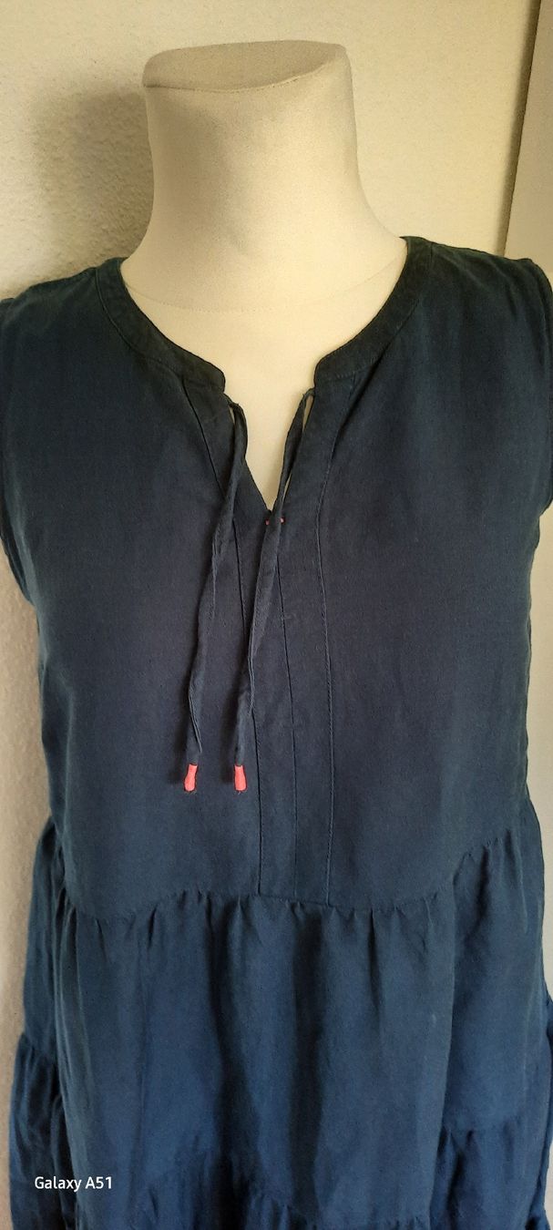 Cecil Kleider: ***CECIL*** Leinenkleid dunkelblau Gr M – Gebraucht aus Wädenswil von H2H_Secondhandshop 2