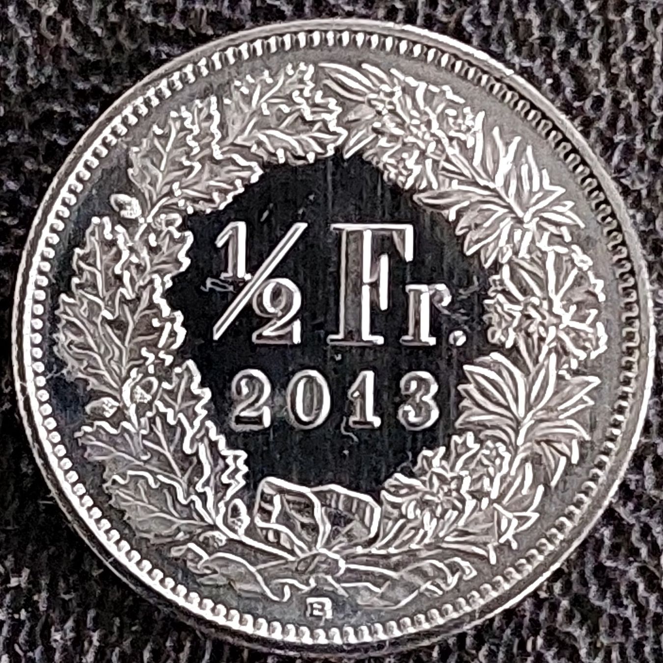 Tutti le monete: 50 Rappen 2013 stgl. / aus Münzsatz – Nuovo (secondo la descrizione) da Arch venduto da coinsandmore